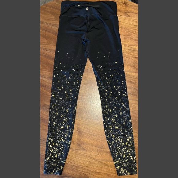 LULULEMON Speed Wunder Tight 25” Spark Special Edition Black Sz 6 - Picture 1 of 5
